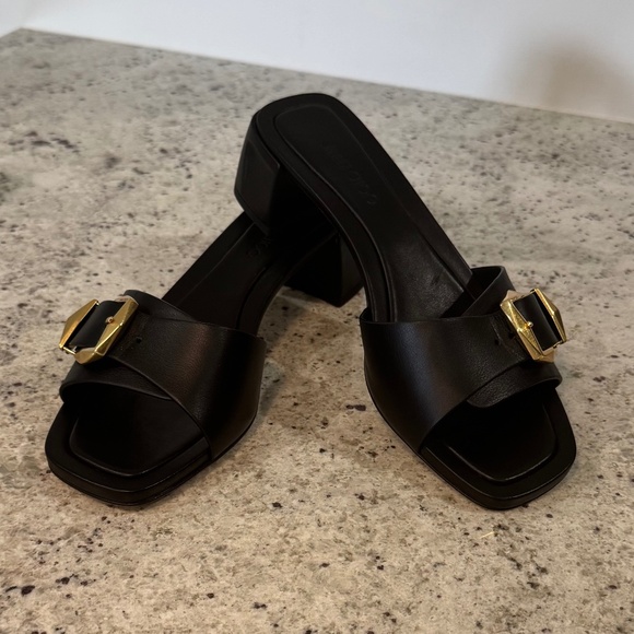 Jimmy Choo Hawke 40 Black Mule Size 38.5 - Picture 3 of 7